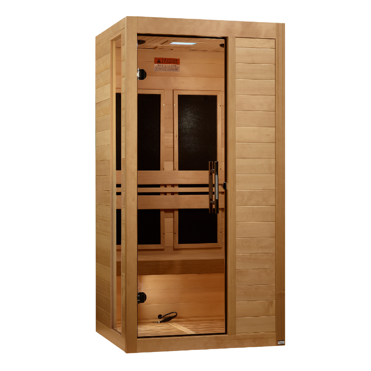 Dynamic Saunas "Veneto" 1-2 Person Low EMF FAR IR Sauna (DYN-6115-05)