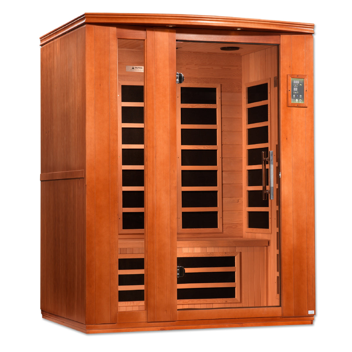 Dynamic Saunas "Lugano" 3 Person Low EMF Far IR Sauna (DYN-6336-02)