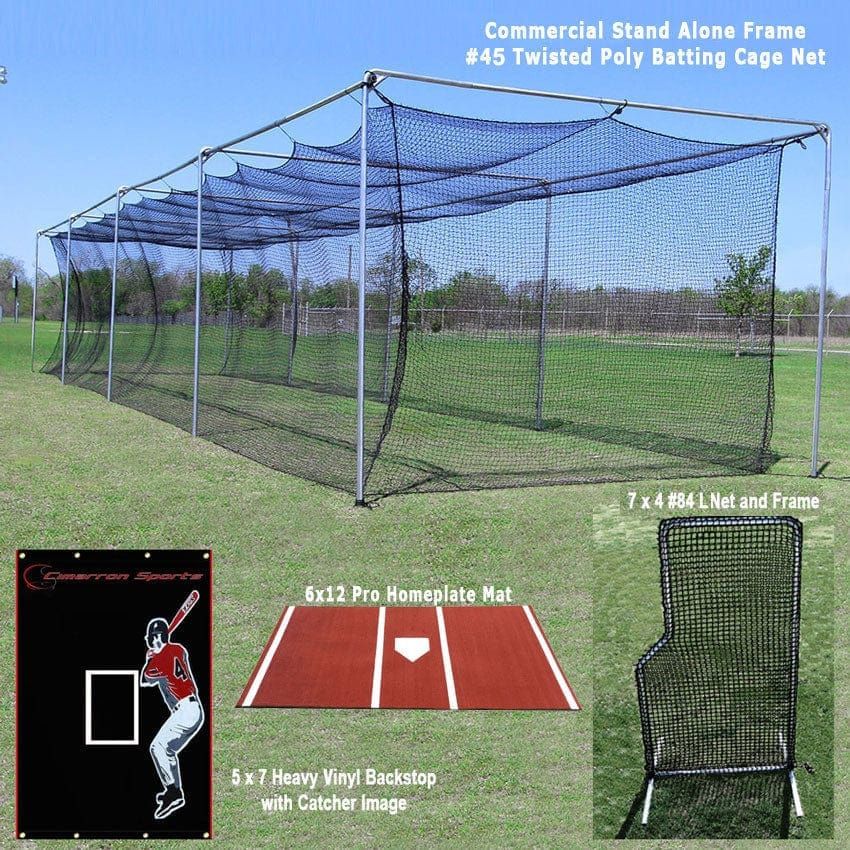 Cimarron 70x14x12 1.5" Commercial Stand Alone Frame Bundle BBP8