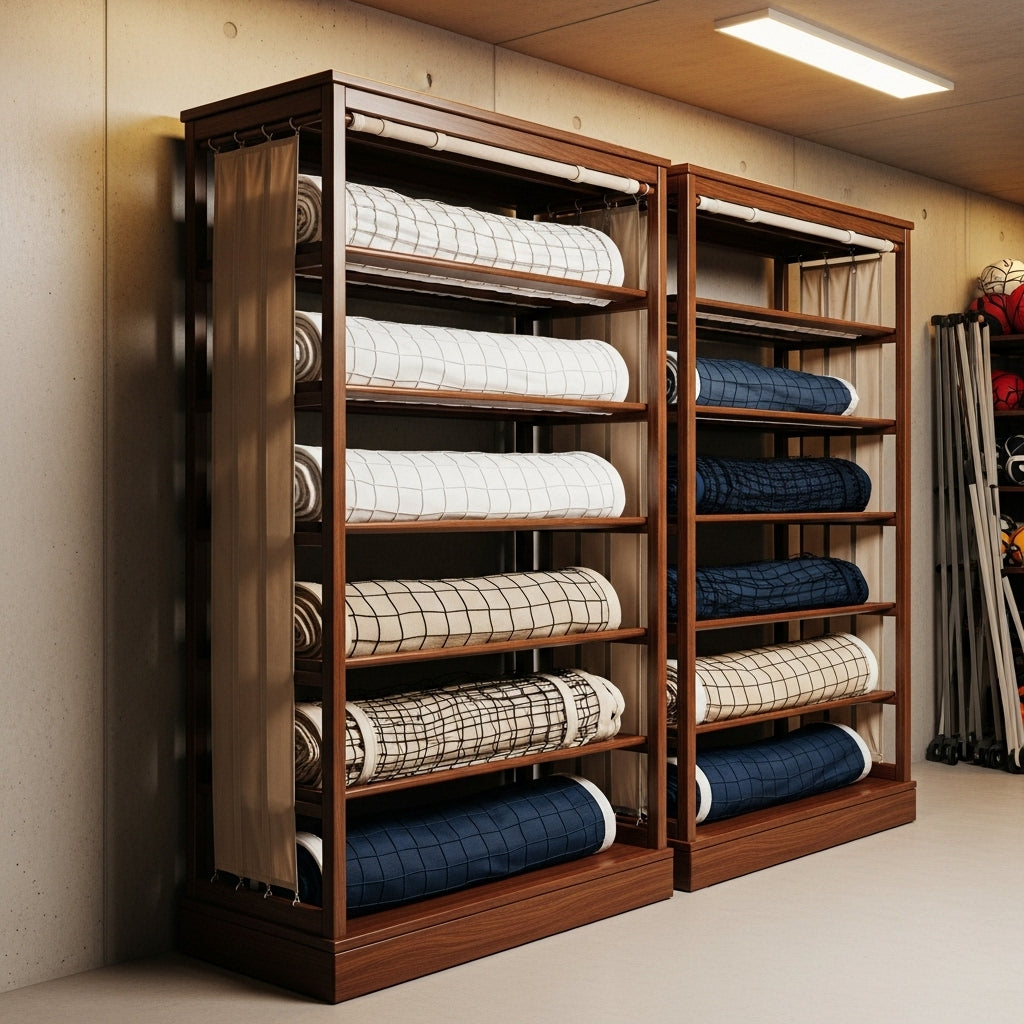 Volleyball Net Storage Racks