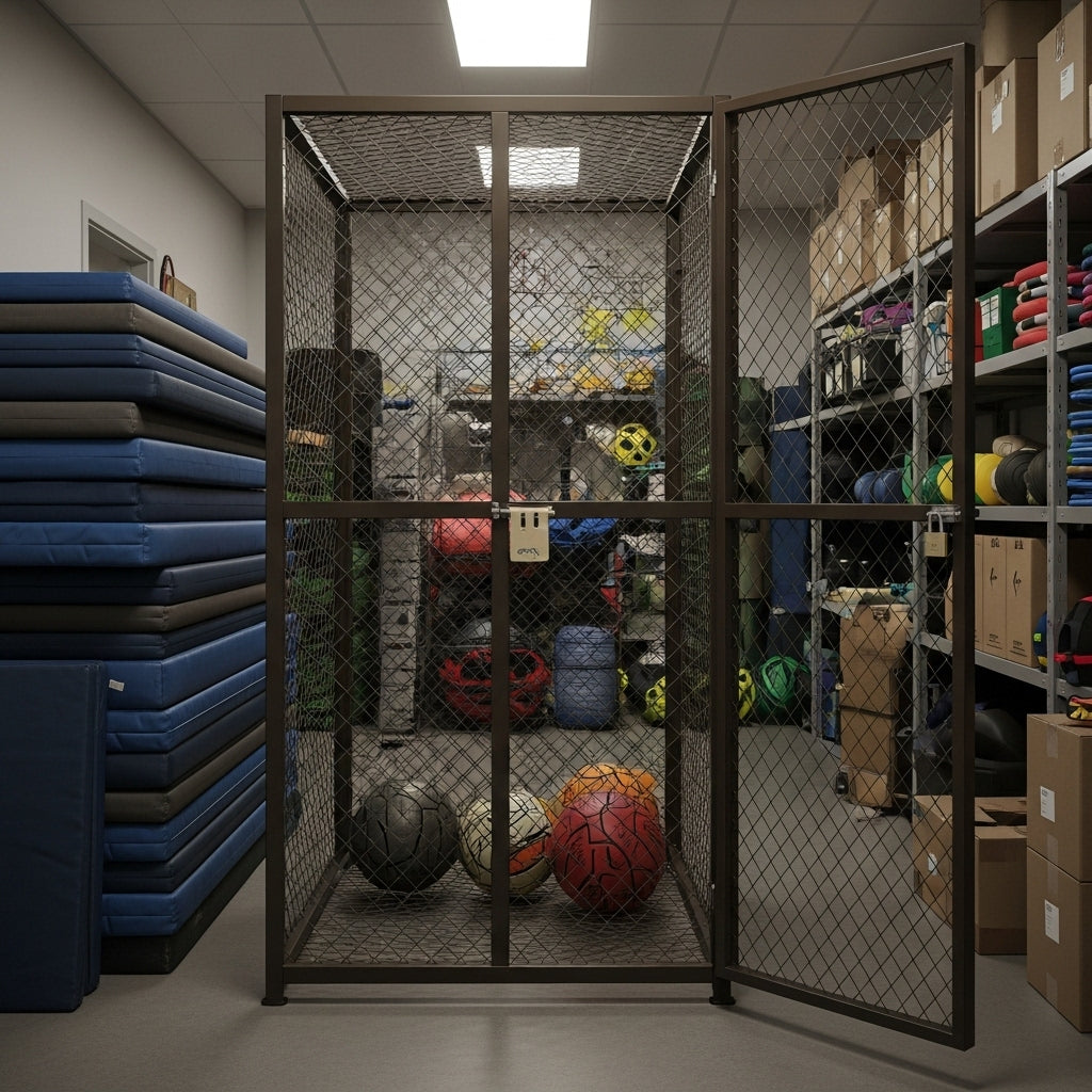 Ball Storage Locker Cages