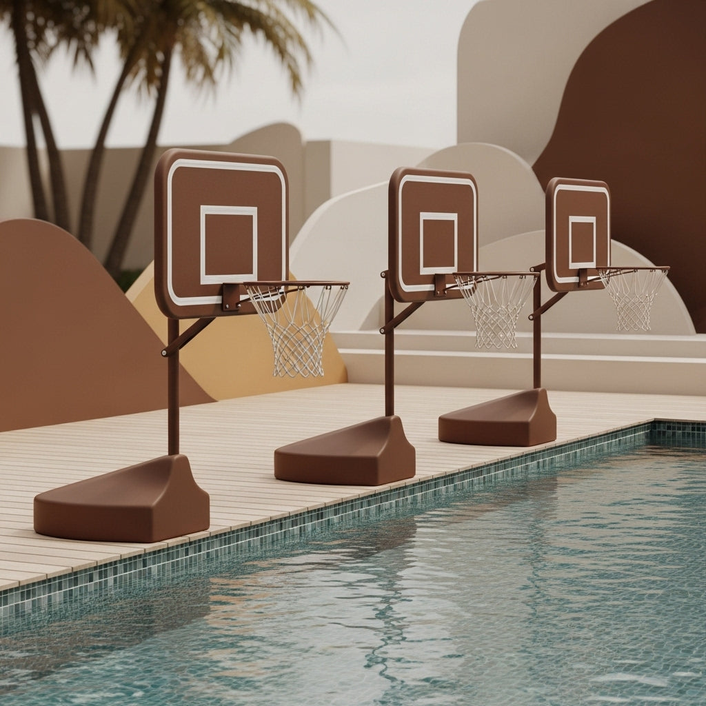 Poolside Basketball Hoops