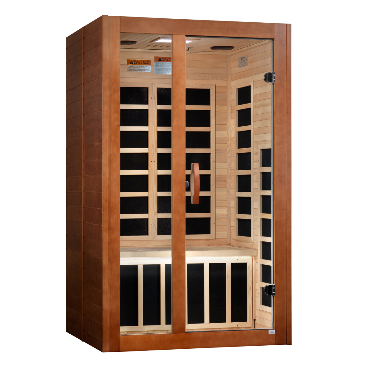 Dynamic Saunas "Tuscany" 2 Person Ultra Low EMF FAR IR Sauna (DYN-6209-02 Elite)