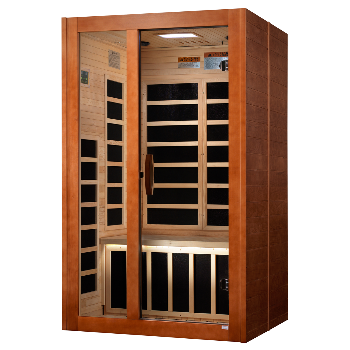 Dynamic Saunas "Tuscany" 2 Person Ultra Low EMF FAR IR Sauna (DYN-6209-02 Elite)