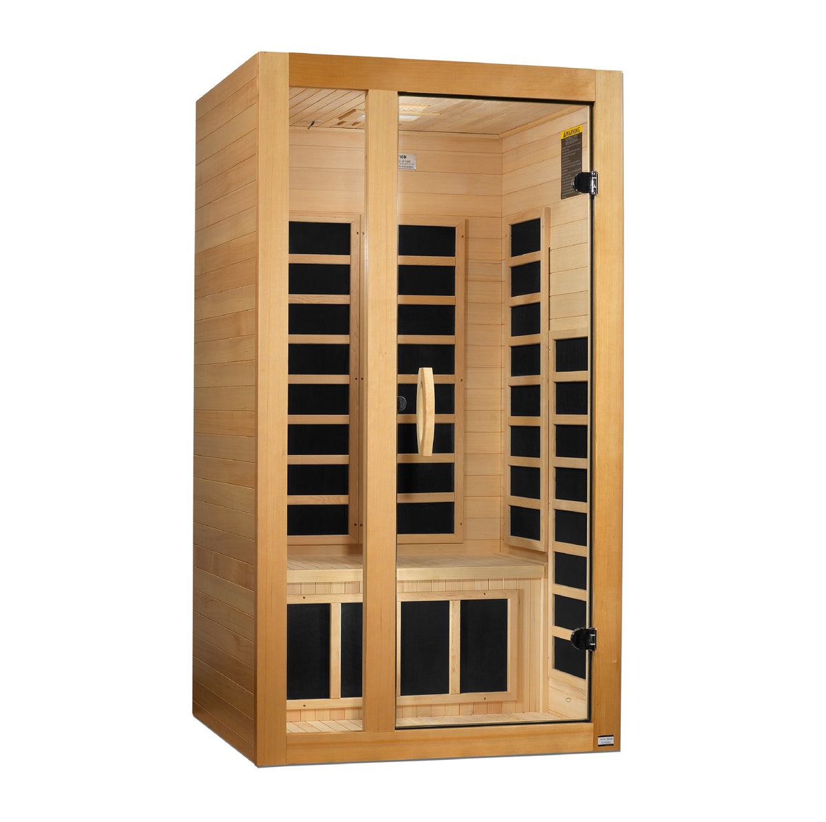 Dynamic Saunas "Gracia" 1-2 Person Low EMF FAR IR Sauna (DYN-6119-01)