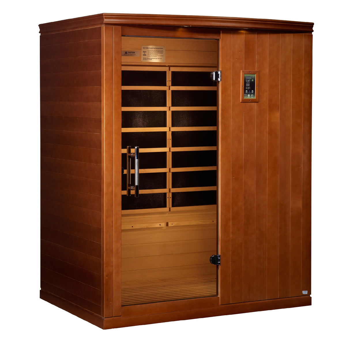 Dynamic Saunas "Madrid Limited Elite" 3 Person Ultra Low EMF FAR IR Sauna (DYN-6310-04 Elite)