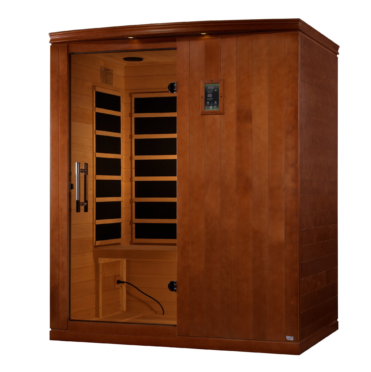 Dynamic Saunas "Madrid Limited Elite" 3 Person Ultra Low EMF FAR IR Sauna (DYN-6310-04 Elite)