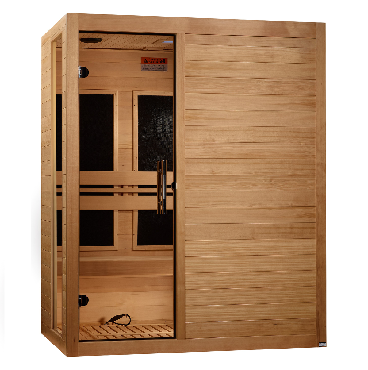 Dynamic Saunas "Toscana" 3 Person Ultra Low EMF FAR IR Sauna (DYN-6315-05 Elite)