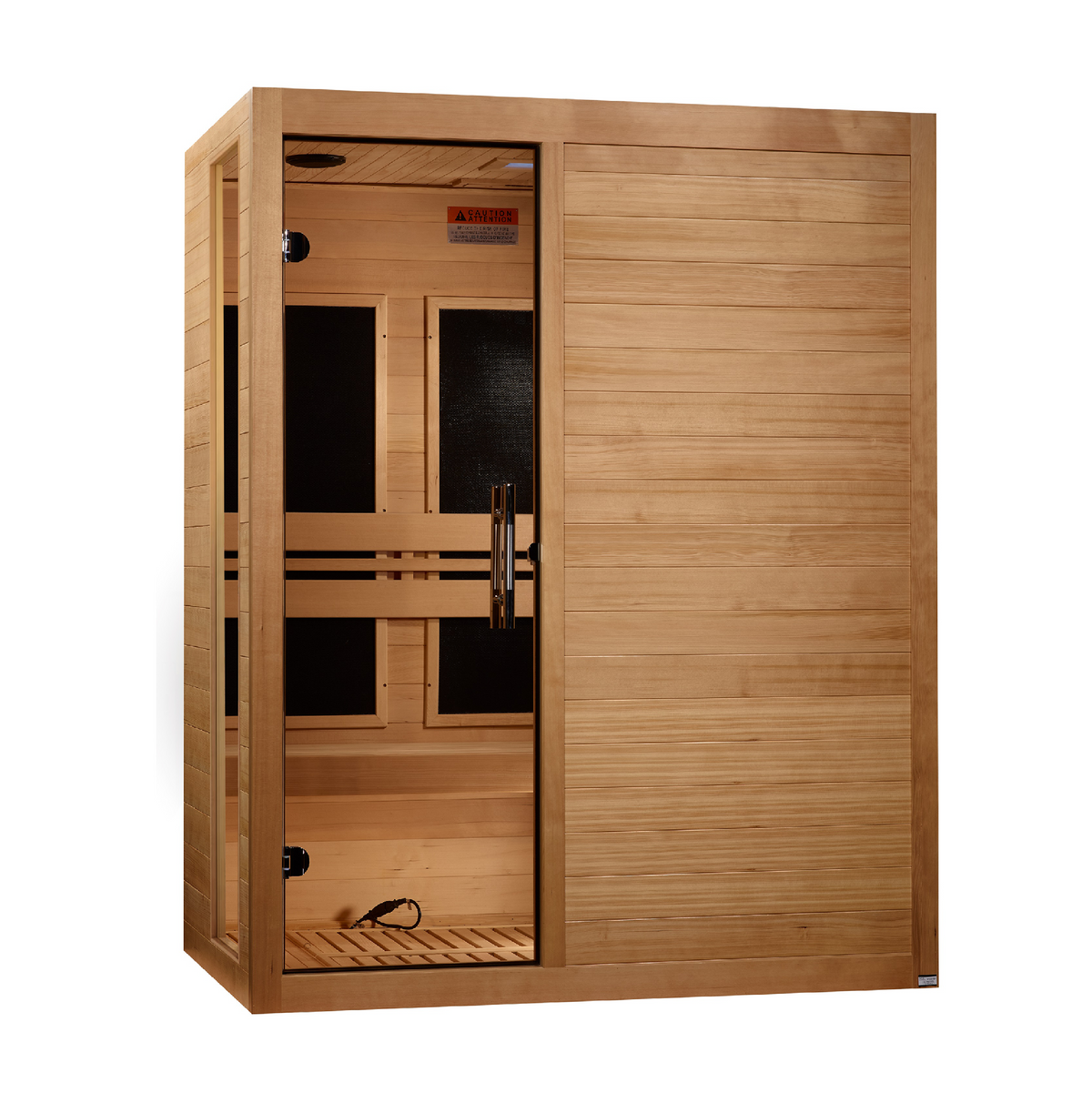 Dynamic Saunas "Toscana" 3 Person Low EMF FAR IR Sauna (DYN-6315-05)