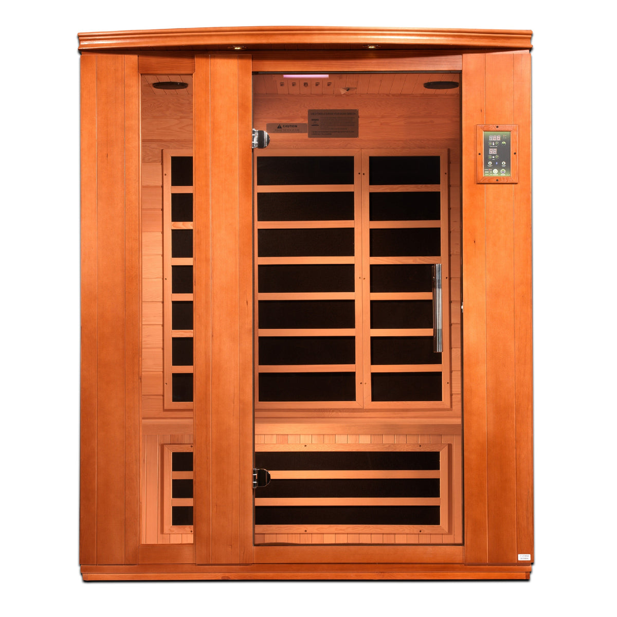 Dynamic Saunas "Lugano" 3 Person Low EMF Far IR Sauna (DYN-6336-02)