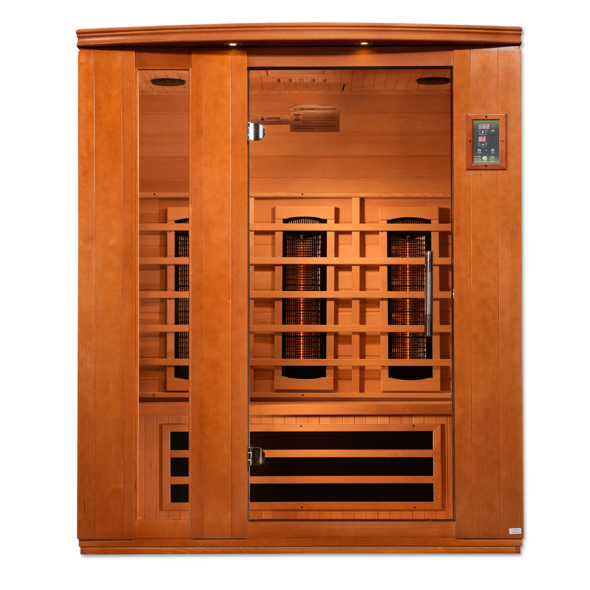 Dynamic Saunas "Lugano" 3 Person Full Spectrum IR Sauna (DYN-6336-03 FS)