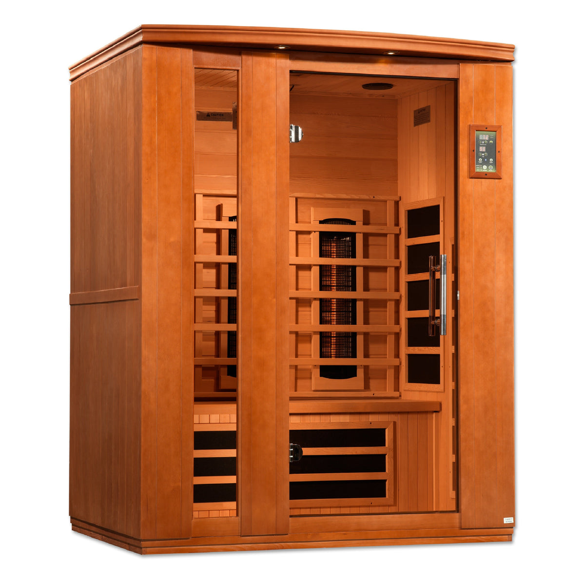 Dynamic Saunas "Lugano" 3 Person Full Spectrum IR Sauna (DYN-6336-03 FS)