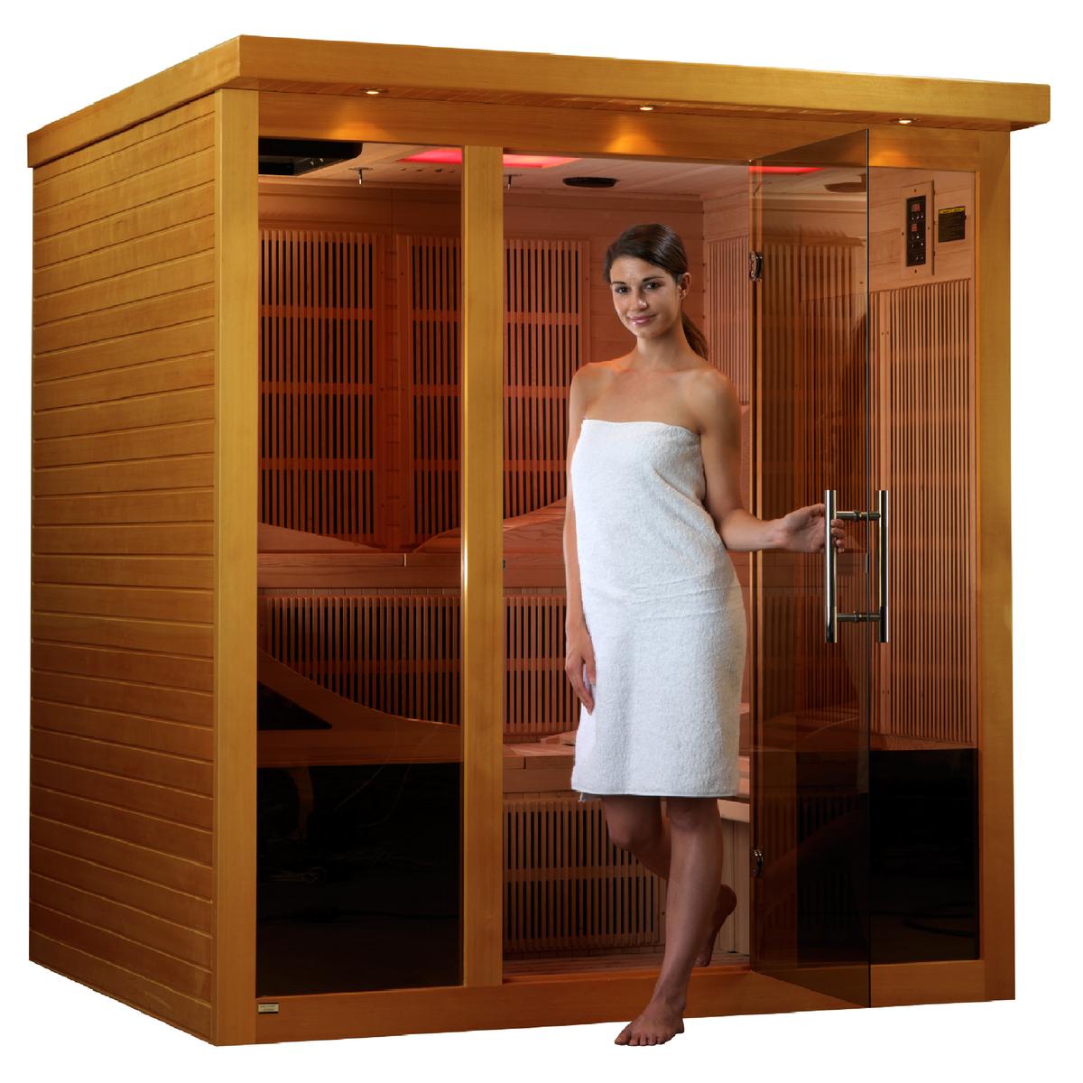 Dynamic Saunas "Monaco" 6 Person Ultra Low EMF Far IR Sauna (DYN-6996-01 Elite)