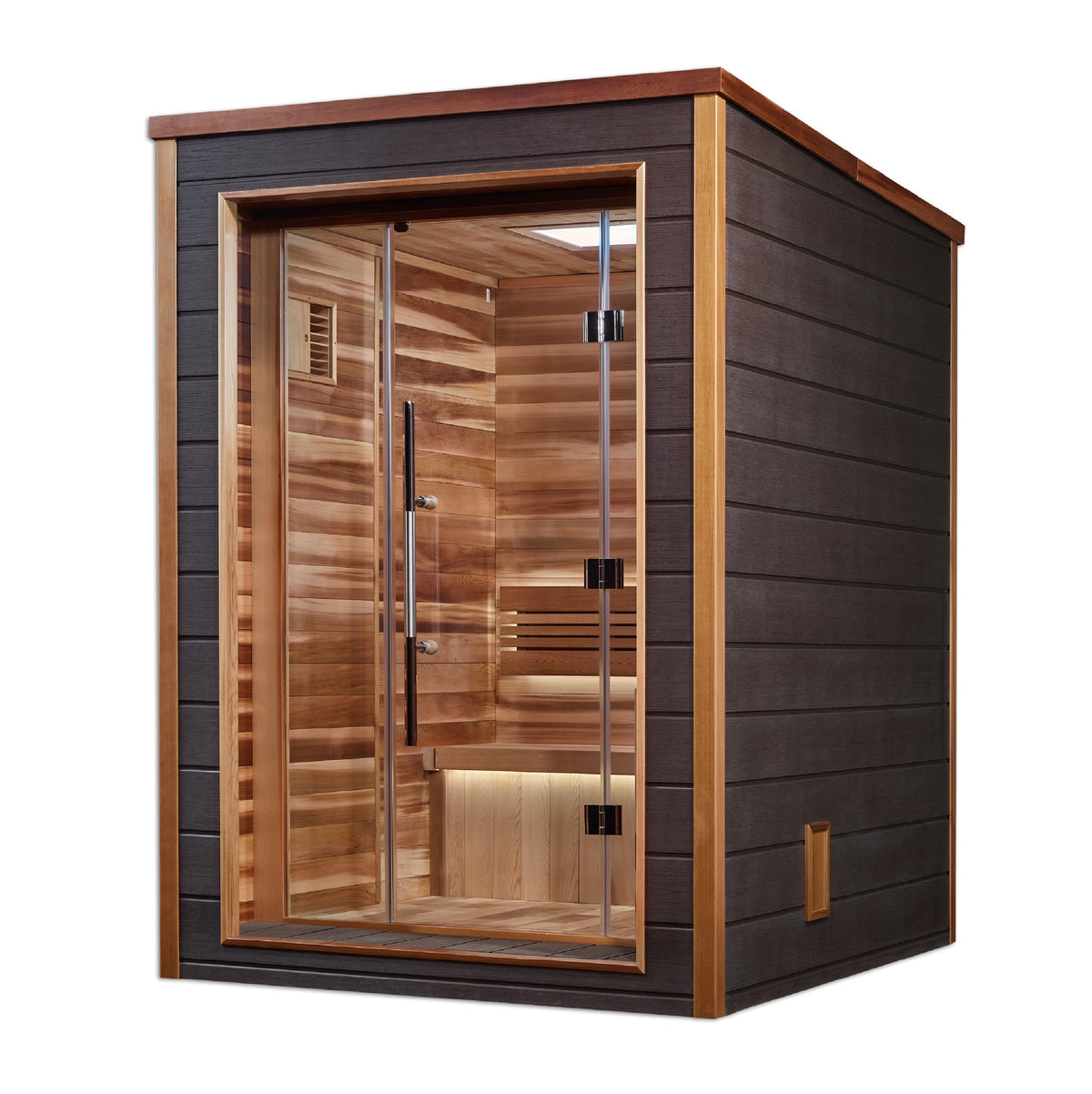 Golden Designs "Narvik" 2 Person Outdoor-Indoor Traditional Sauna (GDI-8202-01)