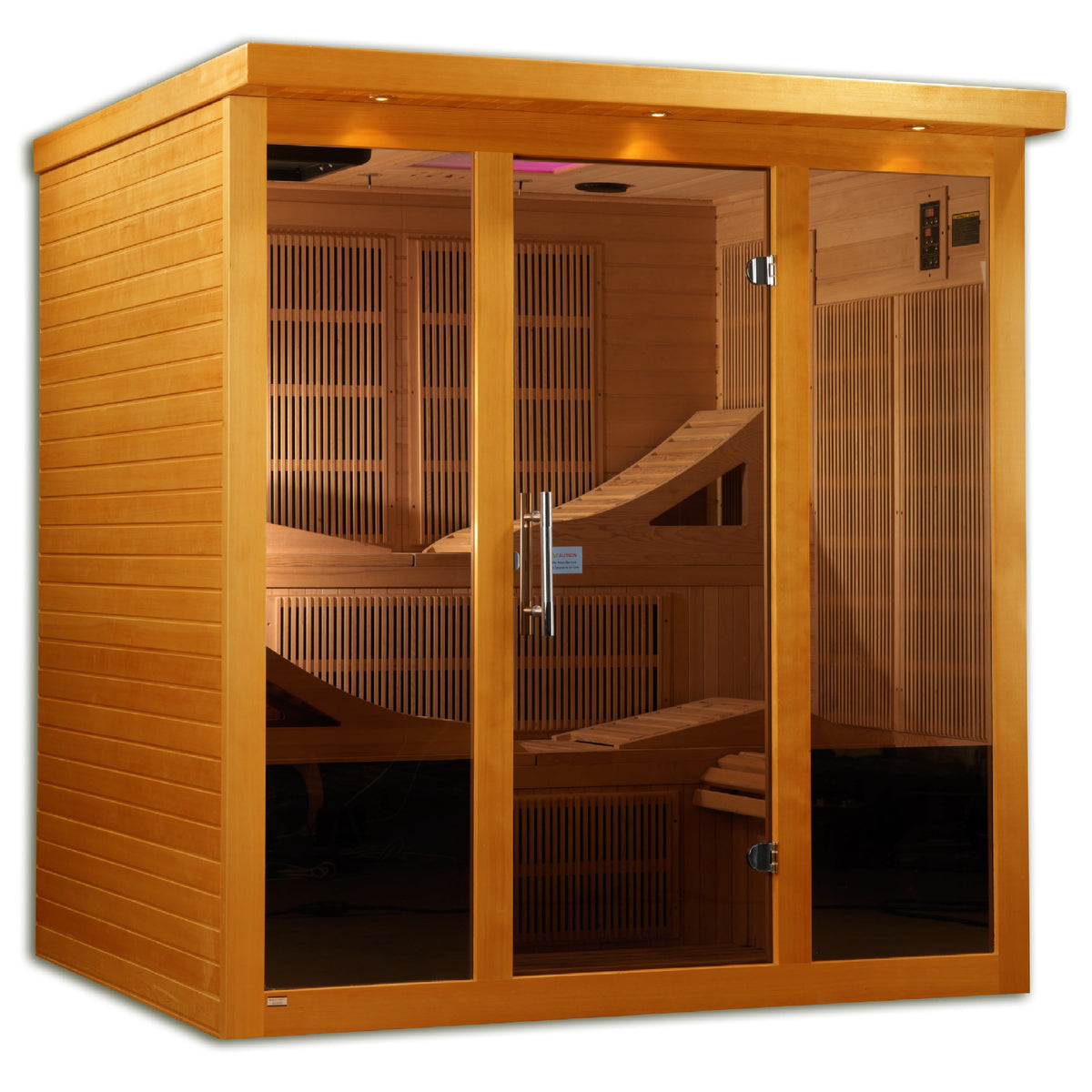 Dynamic Saunas "Monaco" 6 Person Ultra Low EMF Far IR Sauna (DYN-6996-01 Elite)