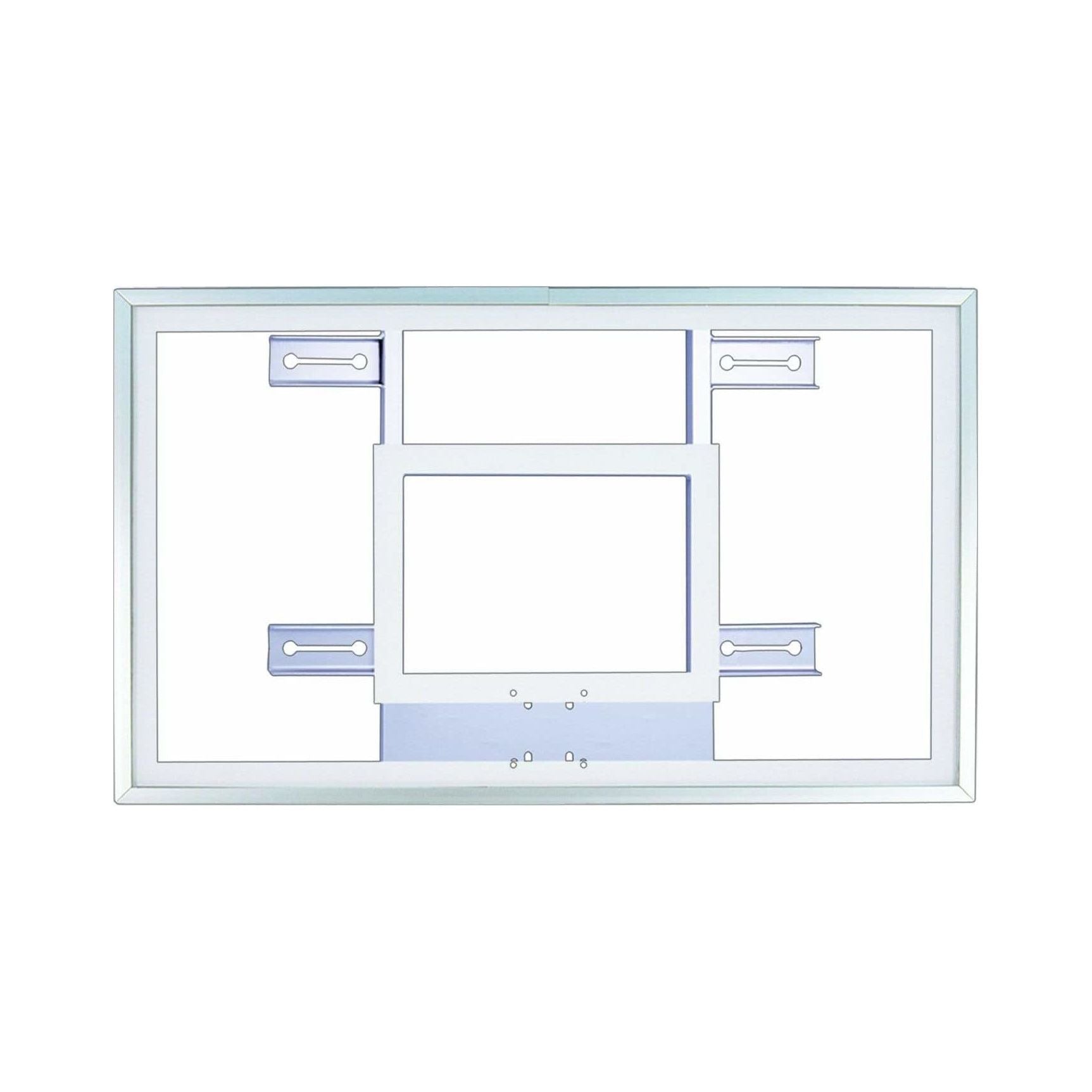 First Team 36" X 60" (1/2" Thick) Framed Acrylic Backboard w/FT36-HFM FT220H